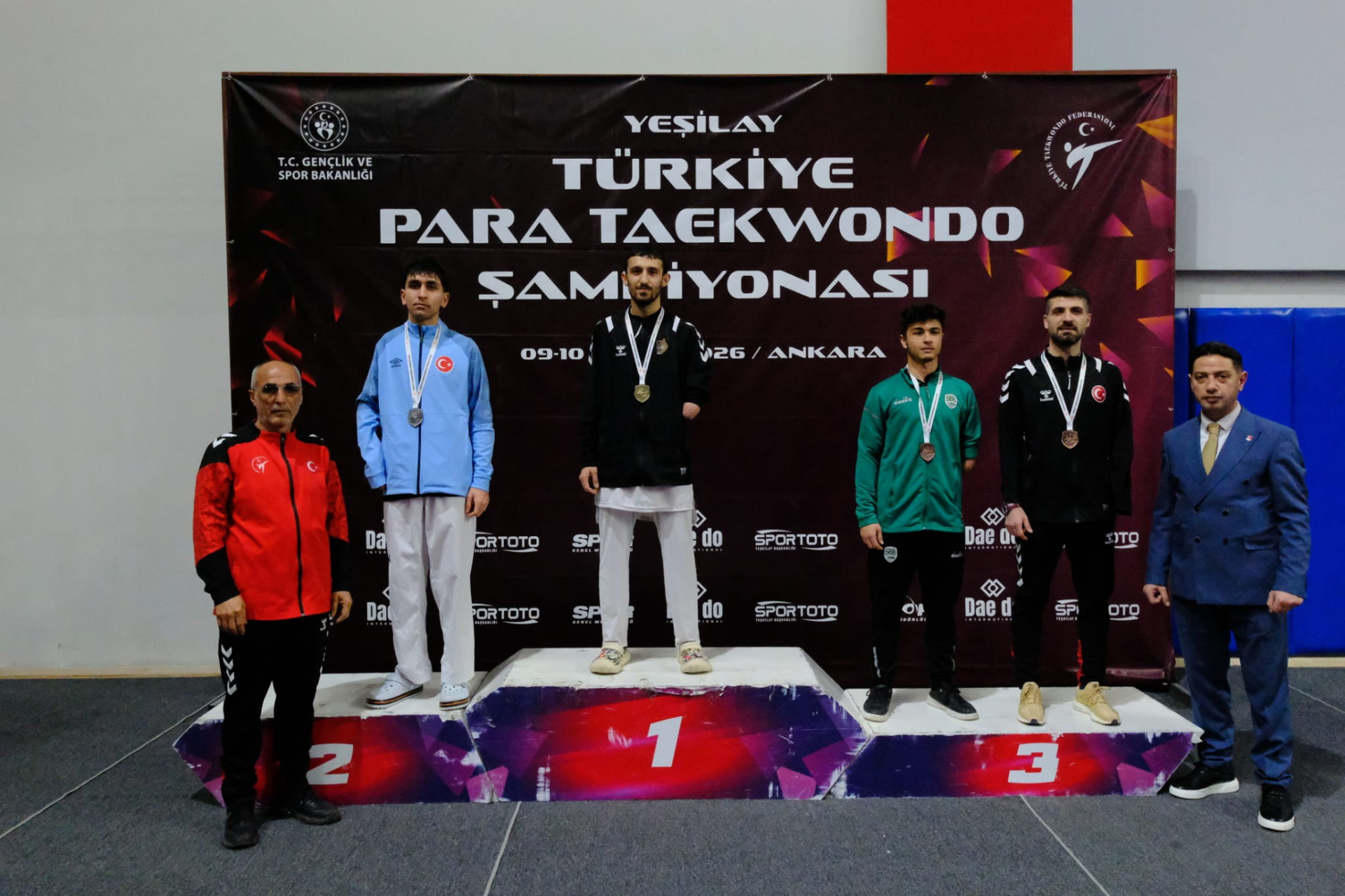 Yeşilay Türkiye Para Taekwondo Şampiyonası’nda Türkiye Şampiyonu fakültemizden.